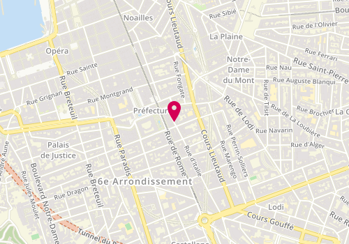 Plan de Filou Tattoo Crew, 17 Rue d'Italie, 13006 Marseille