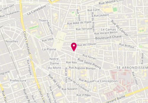 Plan de Sanguine | Atelier de Tatouage, 35 Rue Ferrari, 13005 Marseille