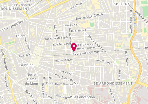 Plan de La Frida Loca, 77 Boulevard Chave, 13005 Marseille