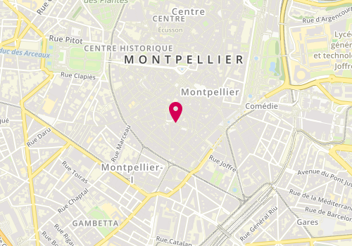 Plan de Black Temple, 2 Rue Saint-Côme, 34000 Montpellier