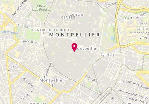 Plan de MDS tattoo piercing Montpellier, 15 Rue des Trésorier de la Bourse, 34000 Montpellier
