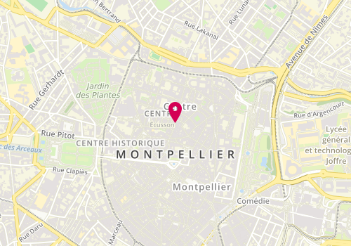 Plan de Atelier Triptyque, 20 Rue de l'Université, 34000 Montpellier