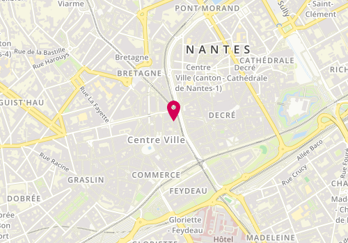 Plan de L' Art au Gant Tattoo Piercing shop, 8 allée d'Orléans, 44000 Nantes