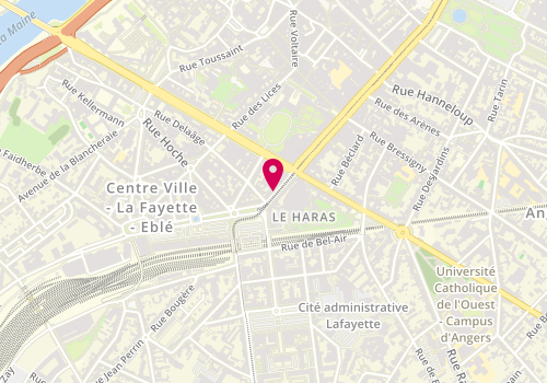 Plan de Atelier Agapé, 12 Bis Rue du Haras, 49100 Angers