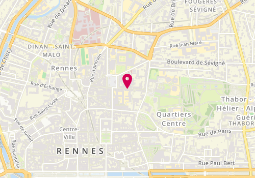 Plan de Tsunami Tattoo, 36 Rue Saint-Melaine, 35000 Rennes