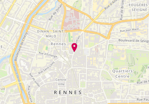 Plan de Le Studio, 18 Rue Antrain, 35700 Rennes