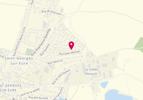 Plan de Artattoo 28, 1 Rue des Longs Grais, 28190 Saint-Georges-sur-Eure