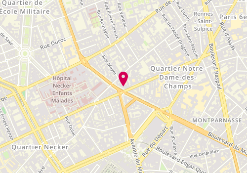 Plan de Downtown Paris Tattoo, 25 Boulevard du Montparnasse, 75006 Paris