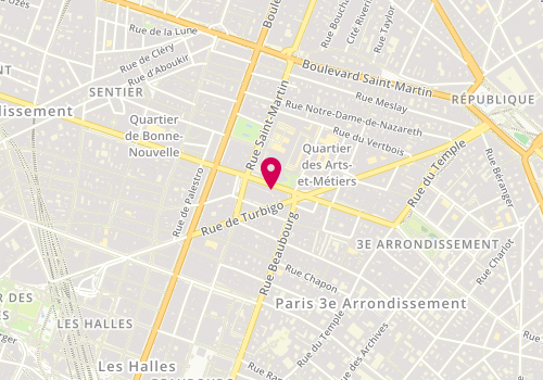 Plan de 75Tattoo, 35 Rue Réaumur, 75003 Paris