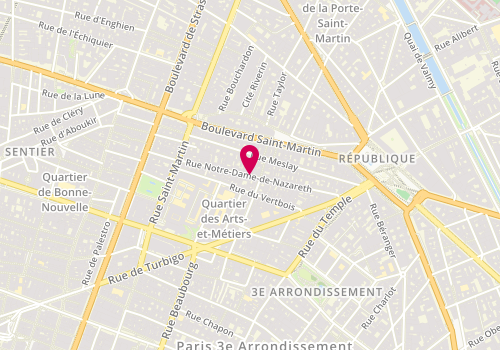 Plan de Drawtattoo, 46-48
46 Rue Notre-Dame de Nazareth, 75003 Paris