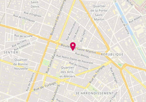 Plan de Coffee tattoo club, 42 Rue Meslay, 75003 Paris
