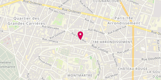 Plan de Bon Jour, 6 Rue Nobel, 75018 Paris