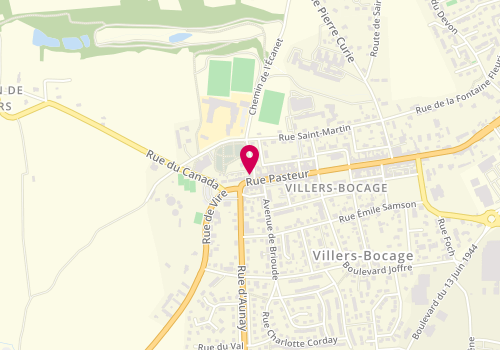 Plan de 902279439, 1 Bis Rue de l'Ecanet, 14310 Villers-Bocage