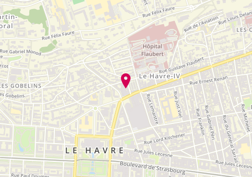 Plan de Frank Tatouage, 7 Rue Edouard Corbière, 76600 Le Havre